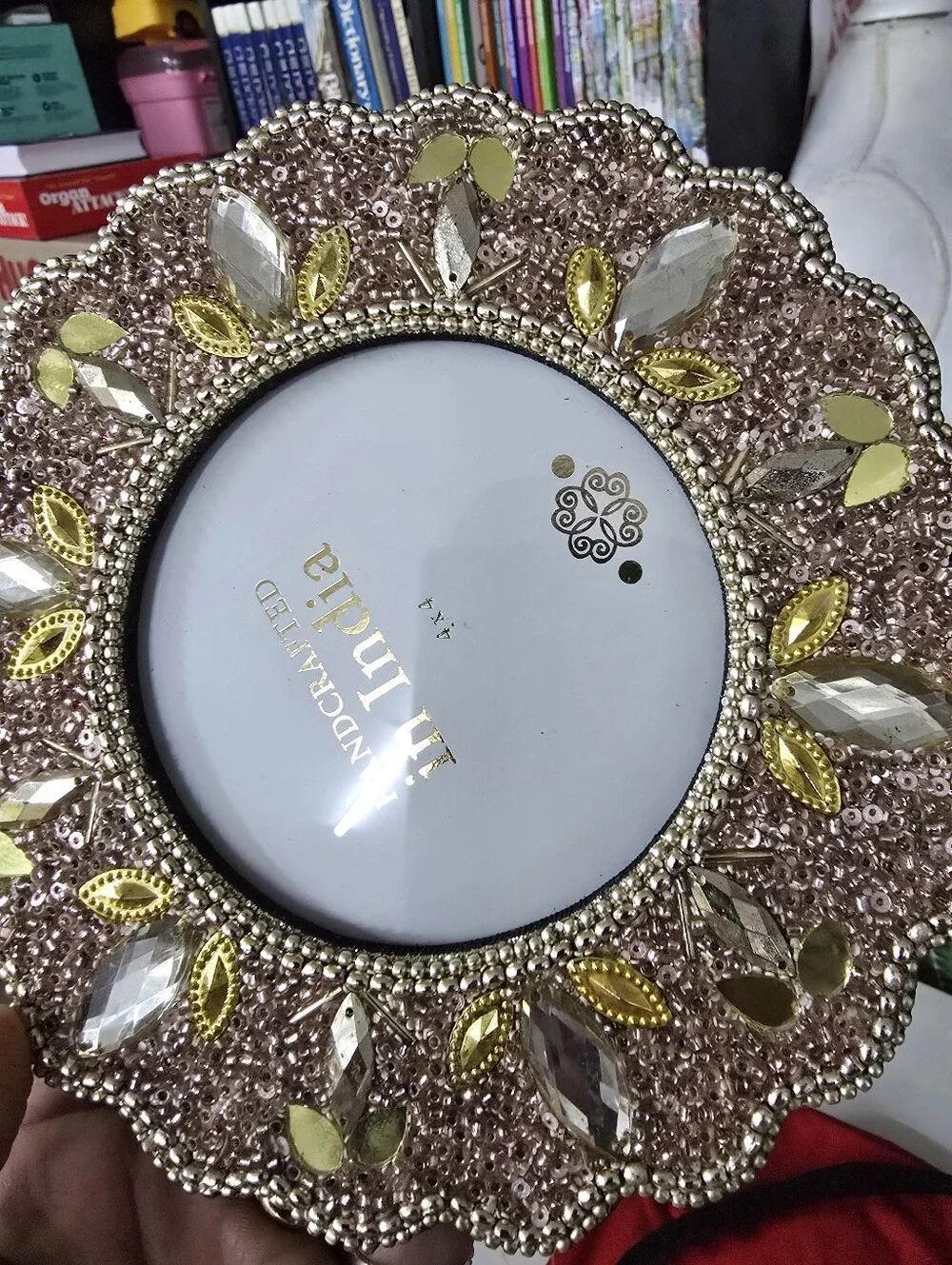 Beautiful Beaded 4in Frame